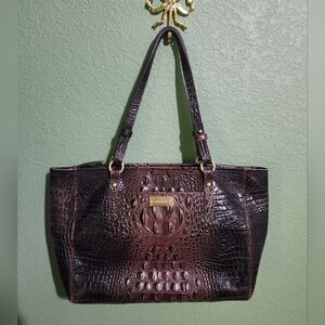 Brahmin Large Melbourne Tote In Brown